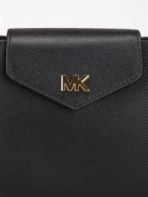 michael kors black fur clutch|Michael Kors clutch crossbody.